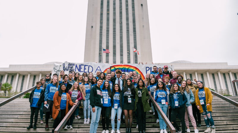 Students gather at the Florida Capital for Rally to Tally.