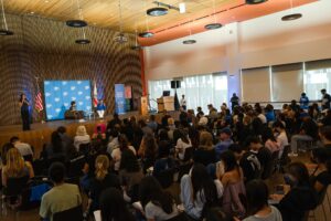 Audience during the CA Senate Town Hall.