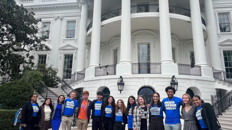 MFOL members celebrate the White House Office of Gun Violence Prevention in the Rose Garden.