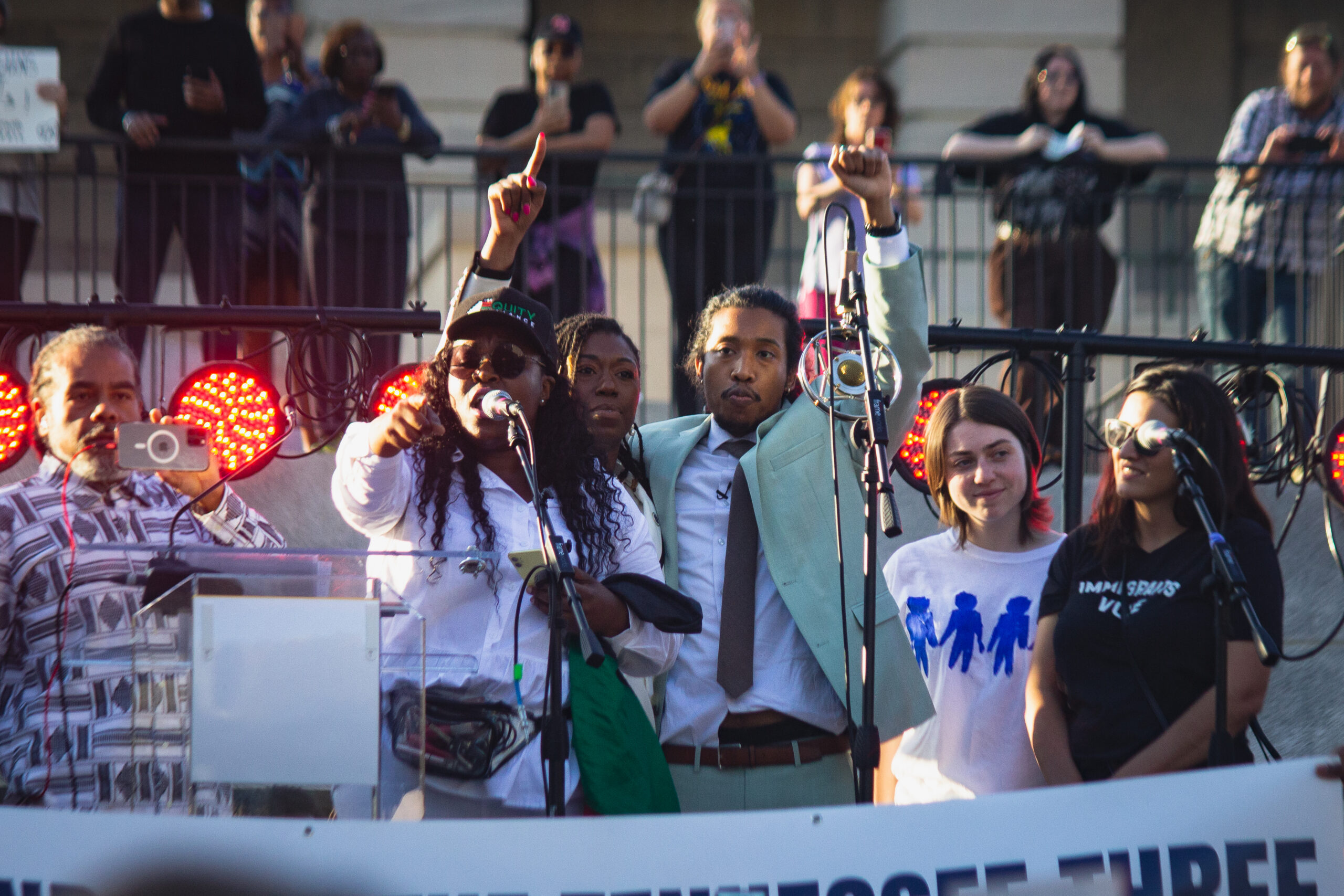 Rep. Justin Jones at the MFOL Nashville rally